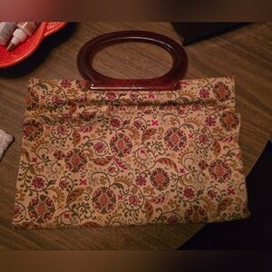 Lady's Pride Vintage Floral Patterned Foldable Tote Handbag